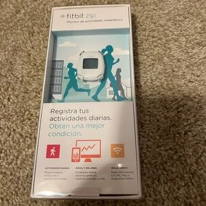 fitbit, zip, White, Brand New, Still in box, In Spanish